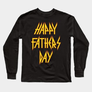 Def Leppard Father's Day Card | Happy Fathers Day Design Long Sleeve T-Shirt